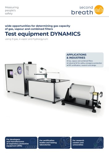 Gas capacity Test equipment Dynamics