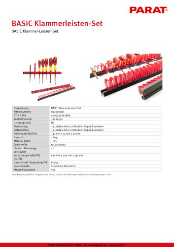 BASIC Klammerleisten-Set