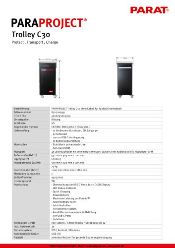 PARAPROJECT Trolley C30