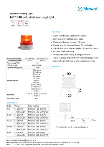 MS 1340 TECHNICAL DATASHEET