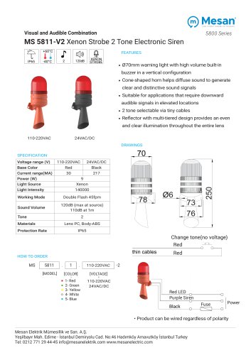 MS 5811 TECHNICAL DATASHEET