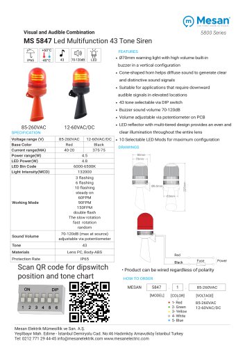 MS 5847 TECHNICAL DATASHEET