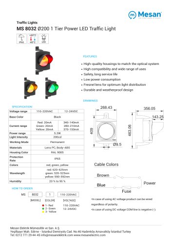 MS 8032 TECHNICAL DATASHEET