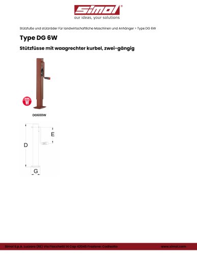 Type DG 6W