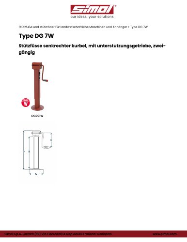 Type DG 7W