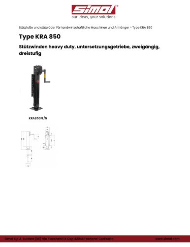 Type KRA 850