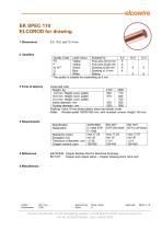 EK SPEC 110 ELCOROD for drawing