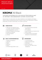 KROMA® All Black Produktinfo & Spezifikationen