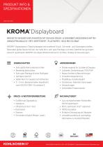 KROMA® Displayboard Produktinfo & Spezifikationen