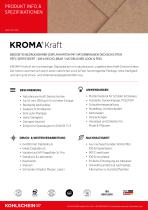 KROMA® Kraft Produktinfo & Spezifikationen