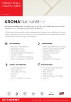 KROMA® Natural White Produktinfo & Spezifikationen