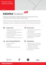 KROMA® Outdoor Produktinfo & Spezifikationen