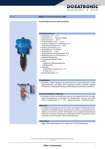 DOSATec Proportionaldosierer DO7