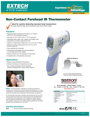 Non-Contact Forehead IR Thermometer