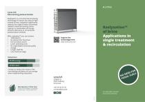 Raslysation™ of brine Applications in single treatment & recirculation