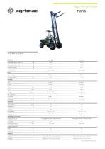 Technical datasheet TW16