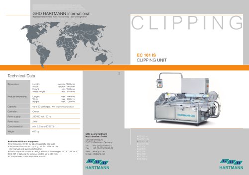 EC 101 IS CLIPPING UNIT