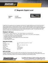 6" Magnetic Digital Level