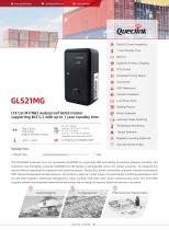 GL521MG-LTE Cat M1/NB2 waterproof GNss trackersupporting BLE 5.2 with up to 1 year standby time