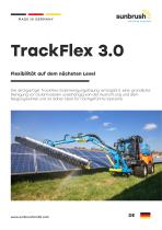 TrackFlex | Solar Reinigungsmaschine für große Solar Parks & Next Tracker Systeme