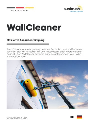 WallCleaner | F&uuml;r die professionelle Fassadenreinigung