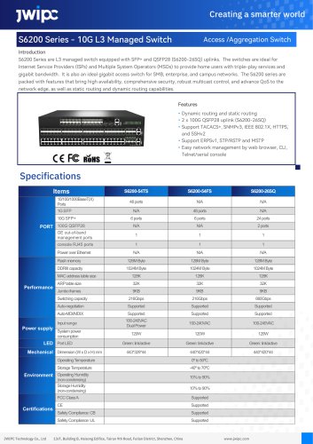 S6200 Series-datasheet