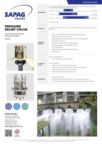 PRESSURE RELIEF VALVE