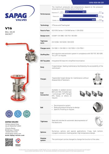 V16 BALL VALVE GACHOT®