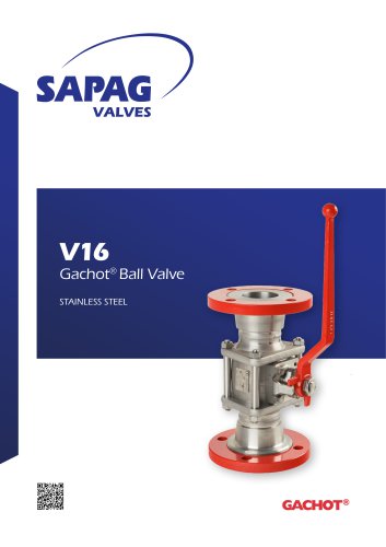 V16 Gachot® Ball Valve