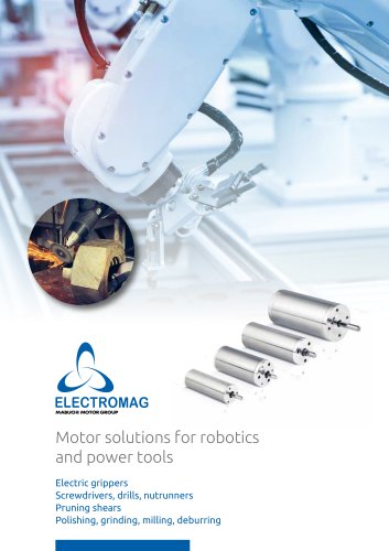 Electromag Motor solutions for robotics and power tools