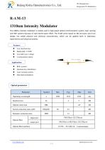 R-A M-13 1310nm Intensity Modulator