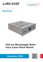 LJSC-532F Green wavelength reference laser rack mount