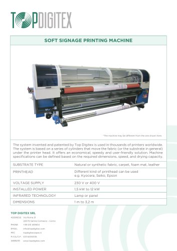 SOFT SIGNAGE PRINTING MACHINE