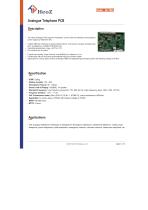 HZ-TB01 Analog Telephone PCB Board Datasheet