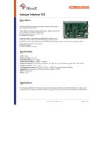 HZ-TB01D RS232 RS232 Landline Phone PCB Board Datasheet