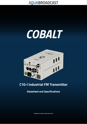 C10-I Industrial FM Transmitter