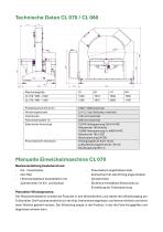 CL 070 / CL 080 - 1000 / 1200-2