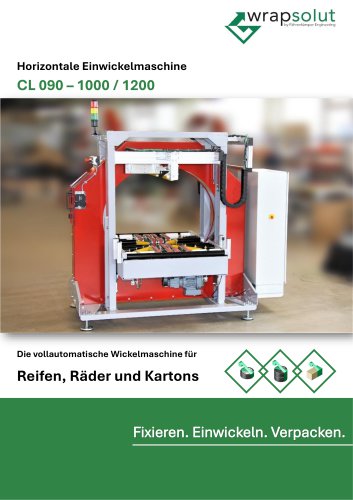 vollautomatische Horizontal-Wickelmachine für Reifen & Räder CL090