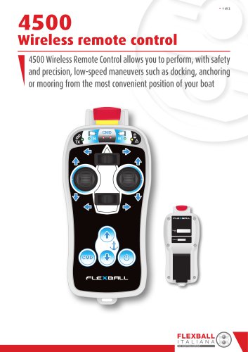 4500 Wireless remote control