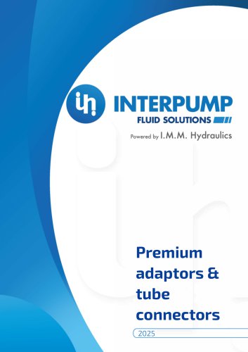 Premium adaptors & tube connectors