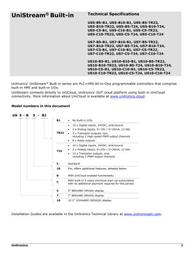 UniStream&reg; Built-in