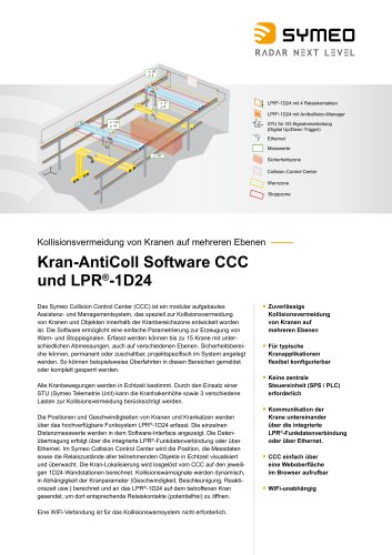 Kran-AntiColl Software CCC und LPR®-1D24