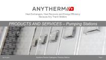 Anytherm Pumping Stations for Water Circulation