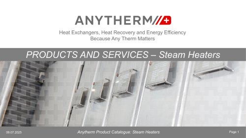 Anytherm Steam Air Heaters