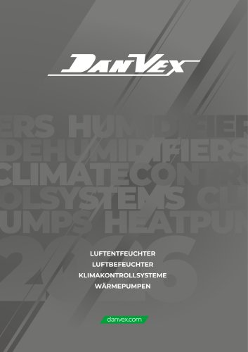 Katalog der Luftentfeuchter DanVex