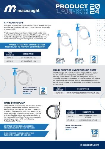 ATF HAND PUMPS