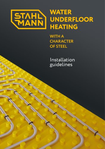 WATER UNDERFLOOR HEATING WITH A CHARACTER OF STEEL