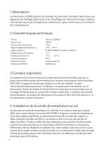 Installationsanleitung für den thermostat AC3082H - 8