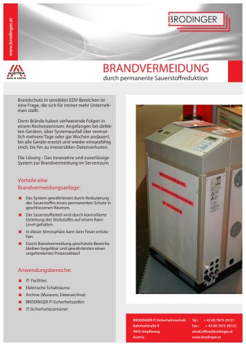 BRANDVERMEIDUNG