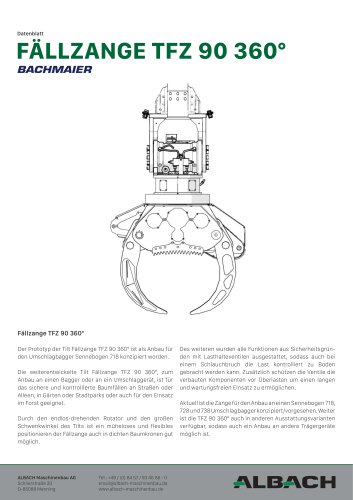 FÄLLZANGE TFZ 90 360°